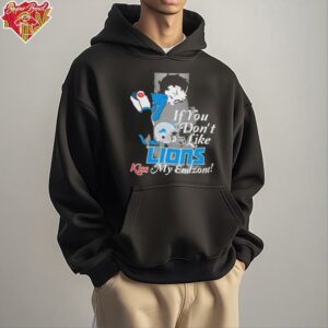 Betty Boop If You Don’t Like Detroit Lions Kiss My Endzone Helmet T shirts