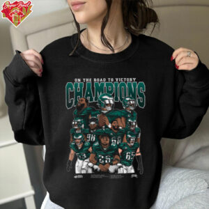 On the Road to Victory Champions Philadelphia Eagles Champions Shirt