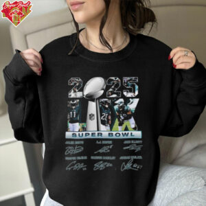 Philadelphia Eagles 2025 Super Bowl LIX Championship Shirt