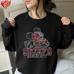 Mickey Chiefs Kansas City Rhinestone Shirt