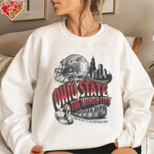 Official Ohio State Buckeyes In The Windy City Take me Out To The Football Game Helmet T Shirts