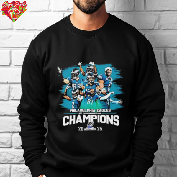 Philadelphia Eagles NFC Championship game 2025 shirt