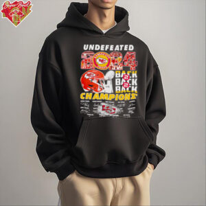 Undefeated 2024 Kansas City Chiefs Champions Back To Back To Back Limited Edition Unisex T Shirt