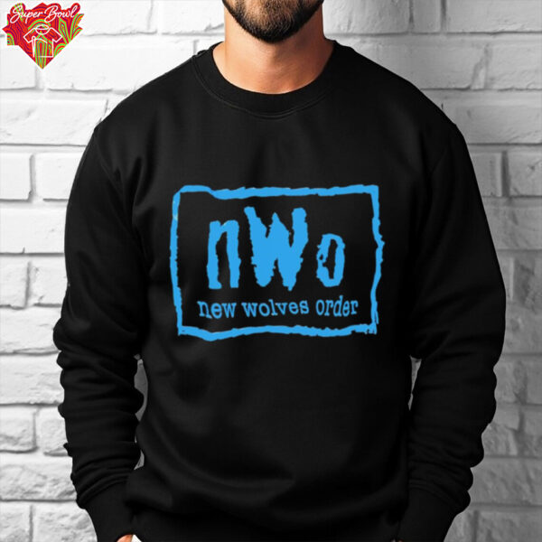 nWo new wolves order New World Order logo parody shirt