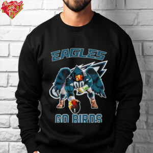 Eagles player football go birds mascot shirt