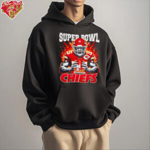 Chiefs vs. Eagles Super Bowl LIX Burning Warrior scream Chiefs shirt Recovered