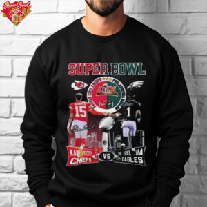 Kansas City Chiefs And Philadelphia Eagles Super Bowl Shirt