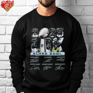 Philadelphia Eagles 2025 Super Bowl LIX Championship Shirt