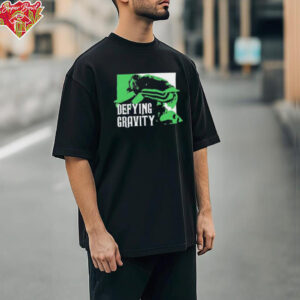 Defying gravity Saquon Barkley Philadelphia Eagles shirt