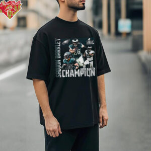 Saquon Barkley Philadelphia Eagles Super Bowl LIX Champions T Shirt