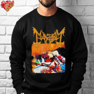 Mayhem band album cover shirt