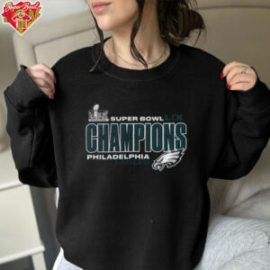 Philadelphia Eagles Super Bowl LIX Champions Under The Lights T Shirts