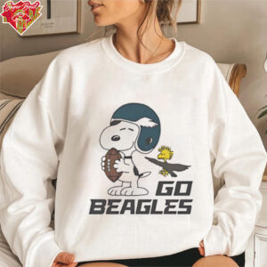 Snoopy and Woodstock go Beagles Ealges shirt