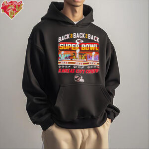 Chiefs Back 2 Back 2 Back Super Bowl LIX shirt Recovered