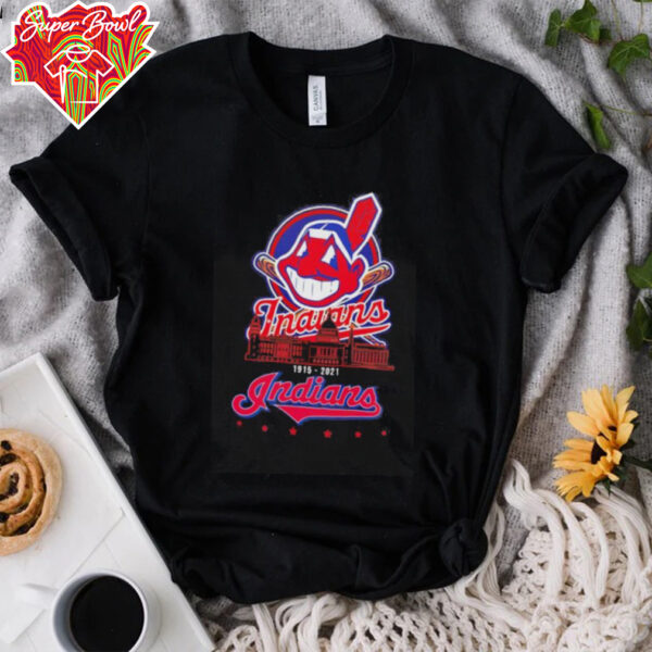 1915 2021 Cleveland Indians baseball shirt