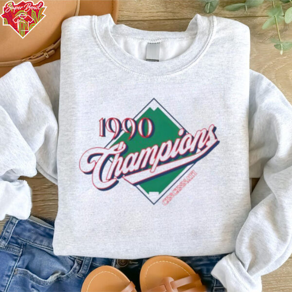 1990 Champions Cincinnati Baseball shirt