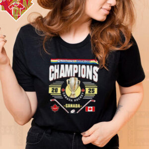 2025 4 Nations Face Off Champions Canada Nhl Trophy Shirt