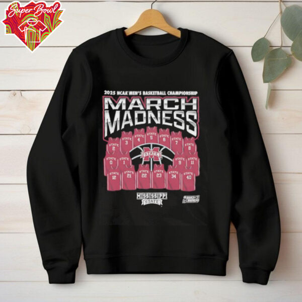 2025 NCAA Division I Men’s Basketball Championship March Madness Mississippi State shirt