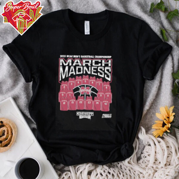 2025 NCAA Division I Men’s Basketball Championship March Madness Mississippi State shirt