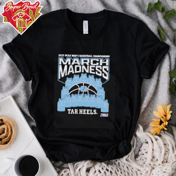 2025 NCAA Division I Men’s Basketball Championship March Madness Tar Heels shirt