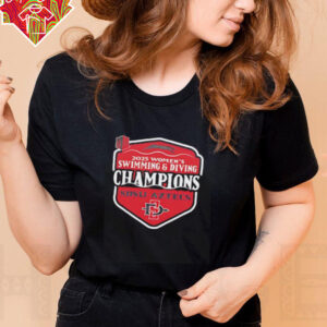 2025 SDSU Swimming and Diving Mountain West Champions shirt