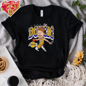 Luka Doncic Los Angeles Lakers cartoon hoodie