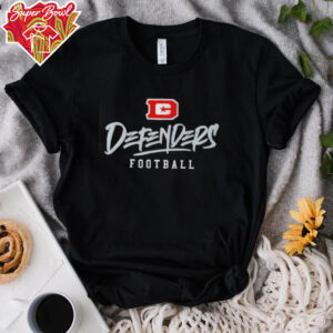 DC Defenders Stylized Text shirt