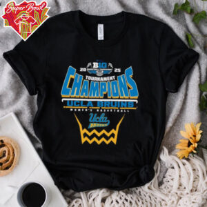 UCLA Bruins 2025 Big Ten Women’s Basketball Conference Tournament Champions Shirt