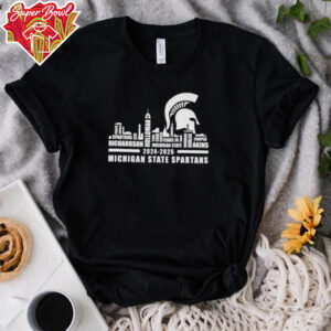 Skyline city 2024 2025 Michigan State Spartans player names shirt