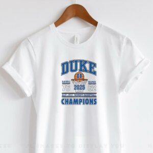 Duke Blue Devils vs Wolfpack 2025 Ally ACC Women’s Basketball Champions Shirt