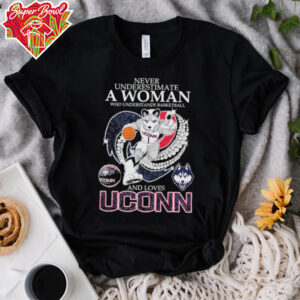 Never Underestimate A Nurse Who Understands Basketball And Loves Uconn Huskies Mascot Diamond Heart T shirts