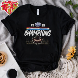 Canada Nhl 4 Nations Face Off Champions 2025 Shirt