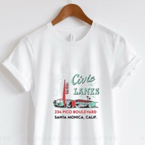 Civic Lanes 234 Pico Boulevard Santa Monica CA shirt