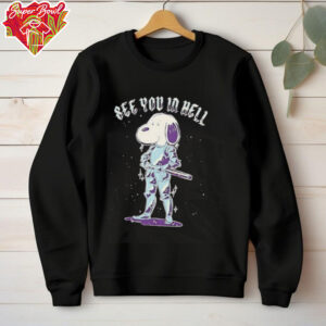 Snoopy see you in hell shirt