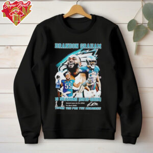 Brandon Graham 15 seasons 2010 2025 thank you for the memories shirt