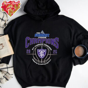 St. Thomas Tommies 2025 Summit League men’s basketball tournament Champions Shirt