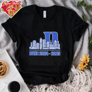 Skyline city Duke Blue Devils men’s basketball 2024 2025 players name shirt