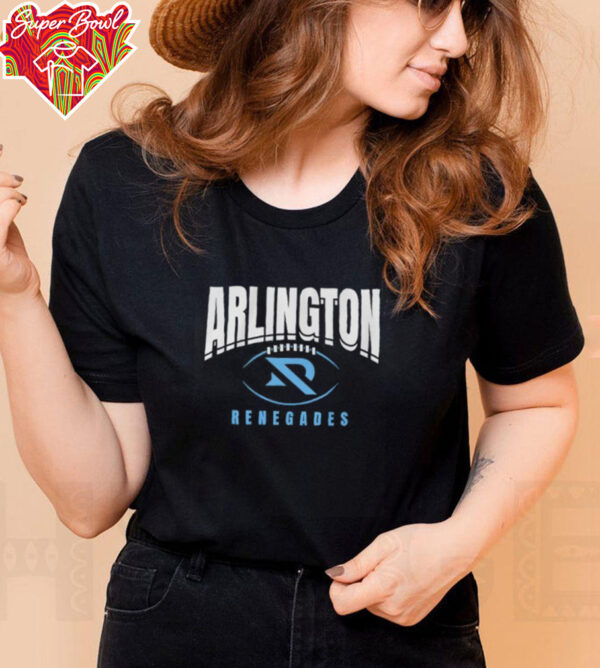 Arlington Renegades Football Outline logo shirt