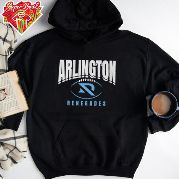 Arlington Renegades Football Outline logo shirt