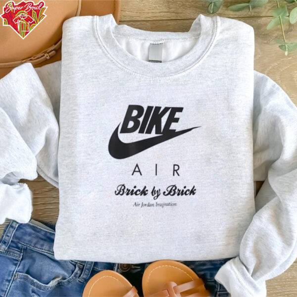 Bike air brick by brick Air Jordan imagination shirt