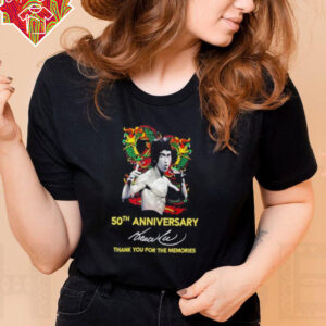 Bruce Lee The Dragon 50th anniversary thank you for the memories shirt