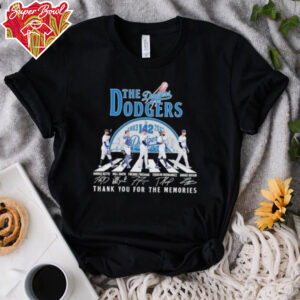 The Los Angeles Dodgers 1883 2025 142th Thank You For The Memories Signatures T shirts