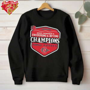 2025 SDSU Swimming and Diving Mountain West Champions shirt