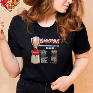 Canada Hockey Nhl 4 Nations Face Off Champions 2025 Trophy And Name Shirt