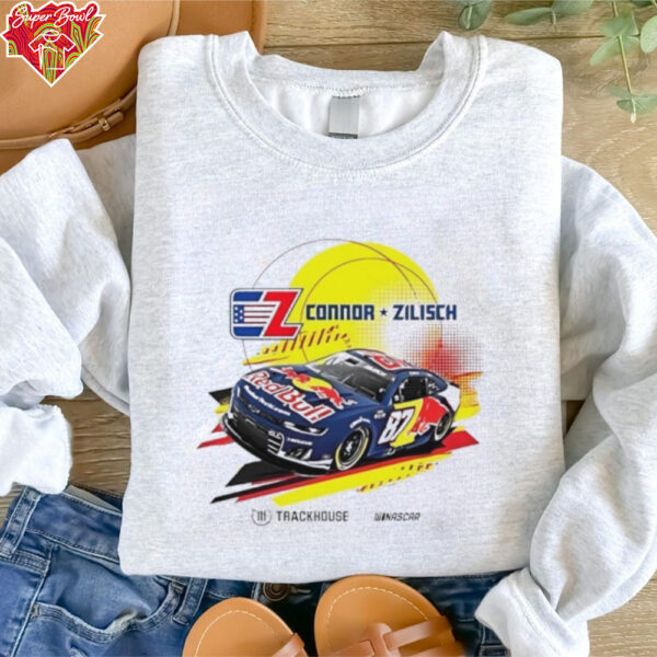 Connor Zilisch Trackhouse #87 Racing Team Collection Red Bull Car shirt