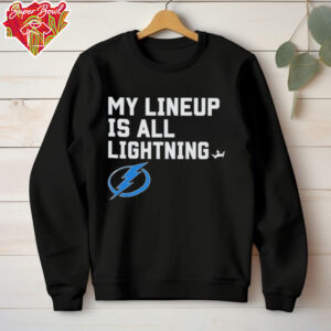 Tampa Bay Lightning my lineup is all logo shirt