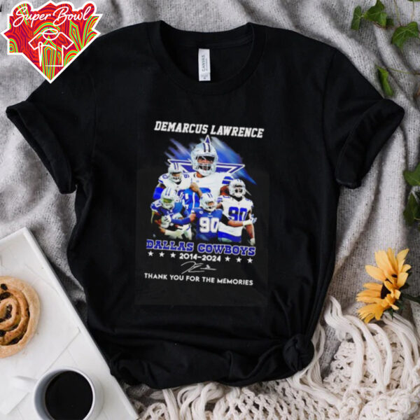 Demarcus Lawrence Dallas Cowboys 2014 2024 thank you for the memories shirt