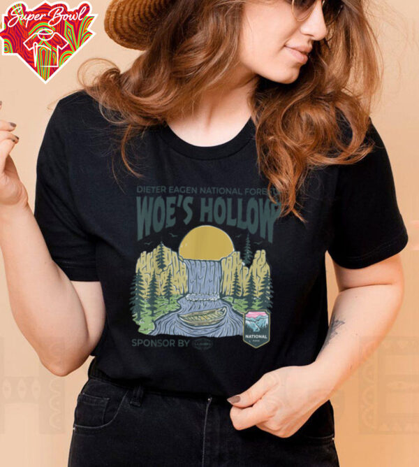 Dieter Eagen National Forest Woe’s Hollow Hiking Wildlife T Shirt