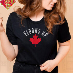 Elbows Up Canada True North Strong and Free Proud Canadian T Shirt