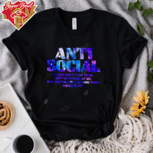 Anti Social Galaxy Foamposite shirt